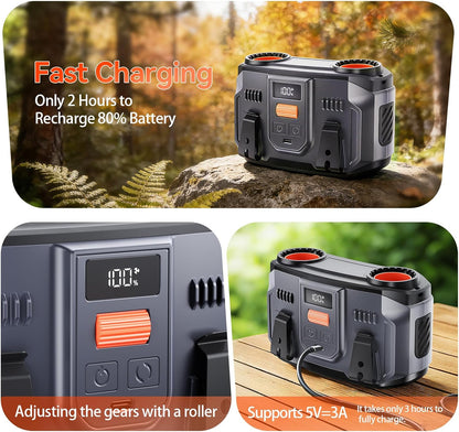 24000mAh Personal Waist Fan