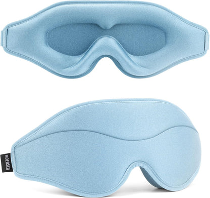 Sleep Mask - Total Blackout 3D Sleeping Mask, Super Lightweight & Silky Soft Eye Mask for Sleeping, Fully Adjustable Fit for Home, Office, Traveling, Meditation, Yoga, Pink, Mothers Day Gifts