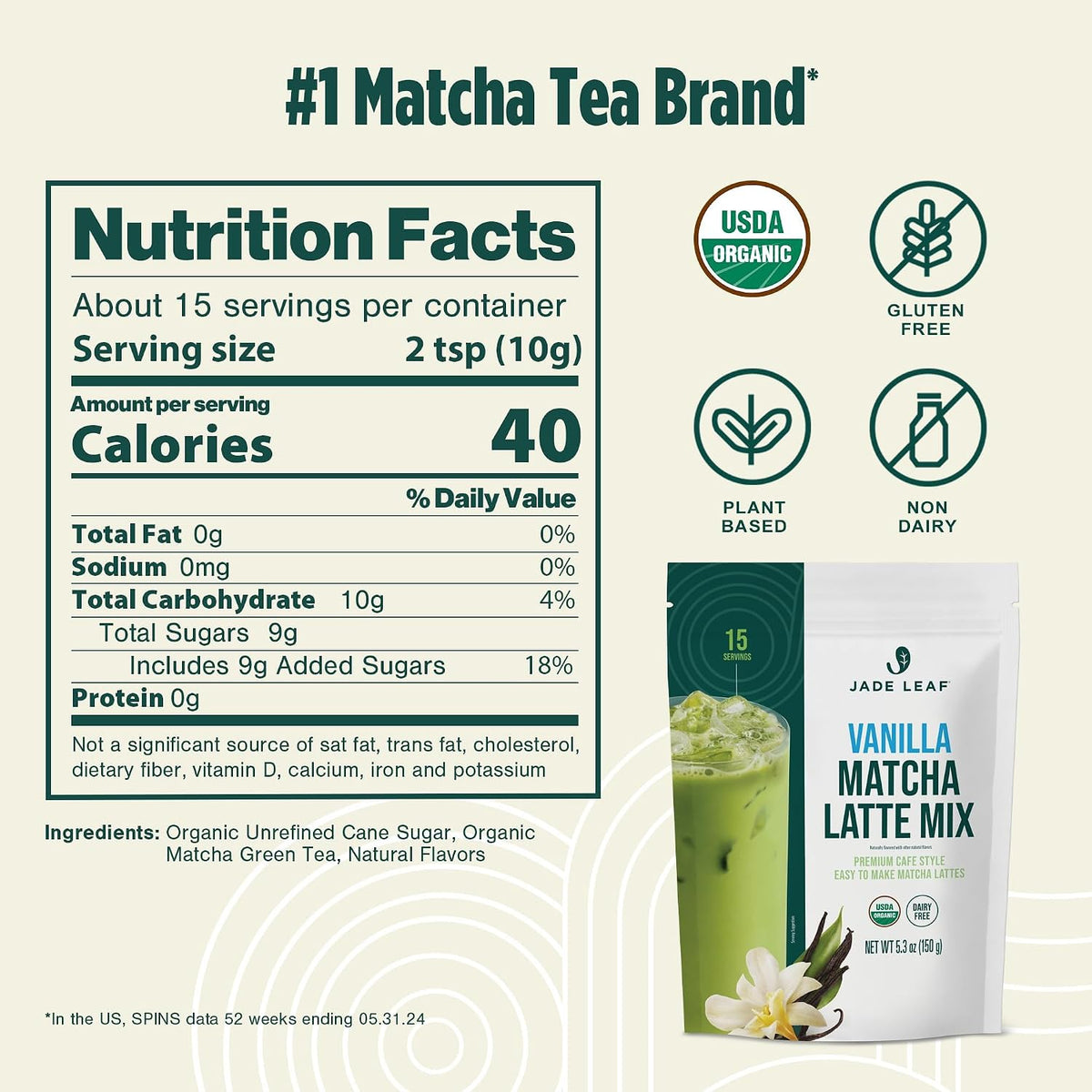 Jade Leaf Matcha Latte Mix, Pumpkin Spice, 91g / 3.2oz