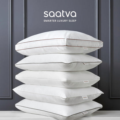 Saatva Cloud Memory Foam Pillow, Gel-Infused Shredded Memory Foam Fill
