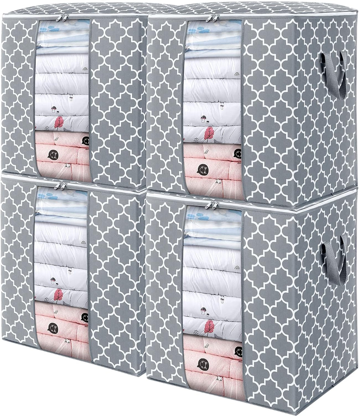 Storage Bags 3 Pack 100L Clothes Organization and Storage Containers