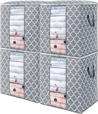 Storage Bags 3 Pack 100L Clothes Organization and Storage Containers