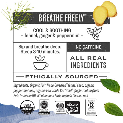 Numi Organic Chamomile Lemon Tea, 54 Herbal Tea Bags, Caffeine Free