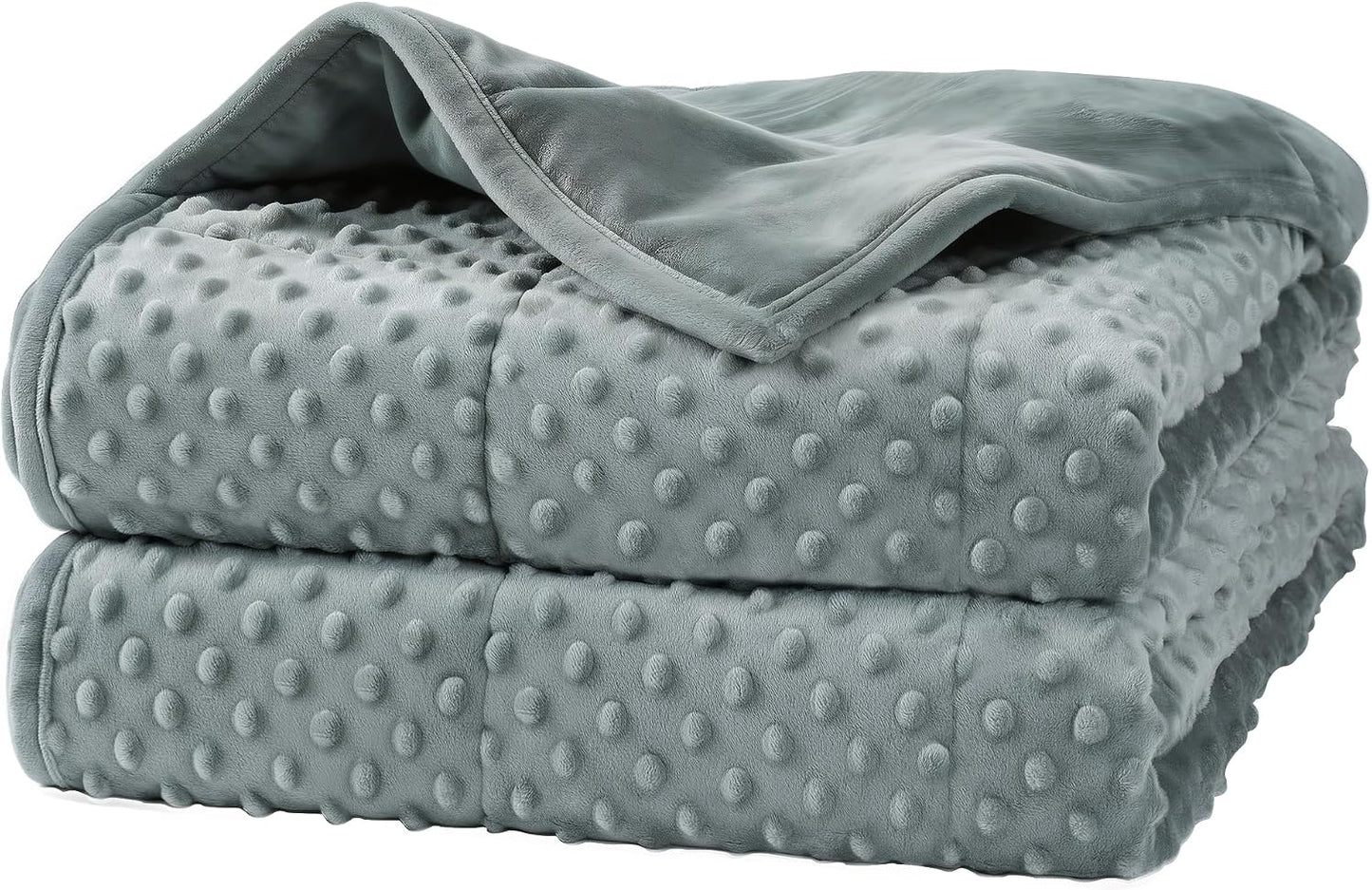Alomidds Weighted Lap Blanket 7lbs, Cozy Luxury Breathable Weighted Blanket for Adults, Weighted Lap Pad for Travel, Relaxation, Sleeping, Purple, 29" x 24"