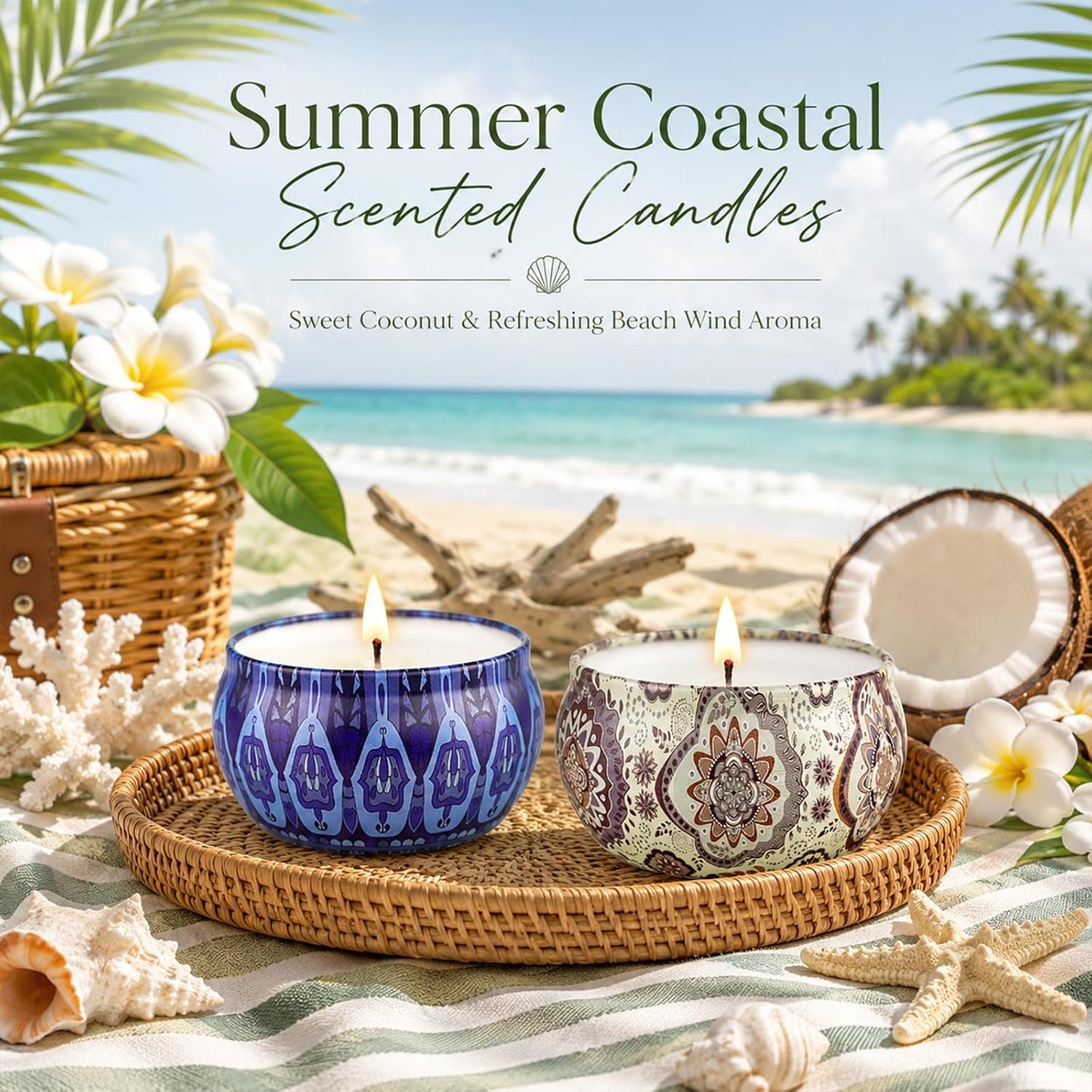 Scented Candles Gift Set, 12 Pack Soy Wax Candles for Home, 12 Scents, Aromatherapy Travel Tins with Gift Box for Women, Birthday, Housewarming, Relaxation