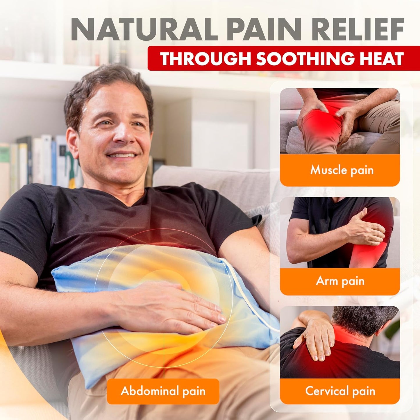 Deluxe Heating Pad Moist/Dry Heat Therapy