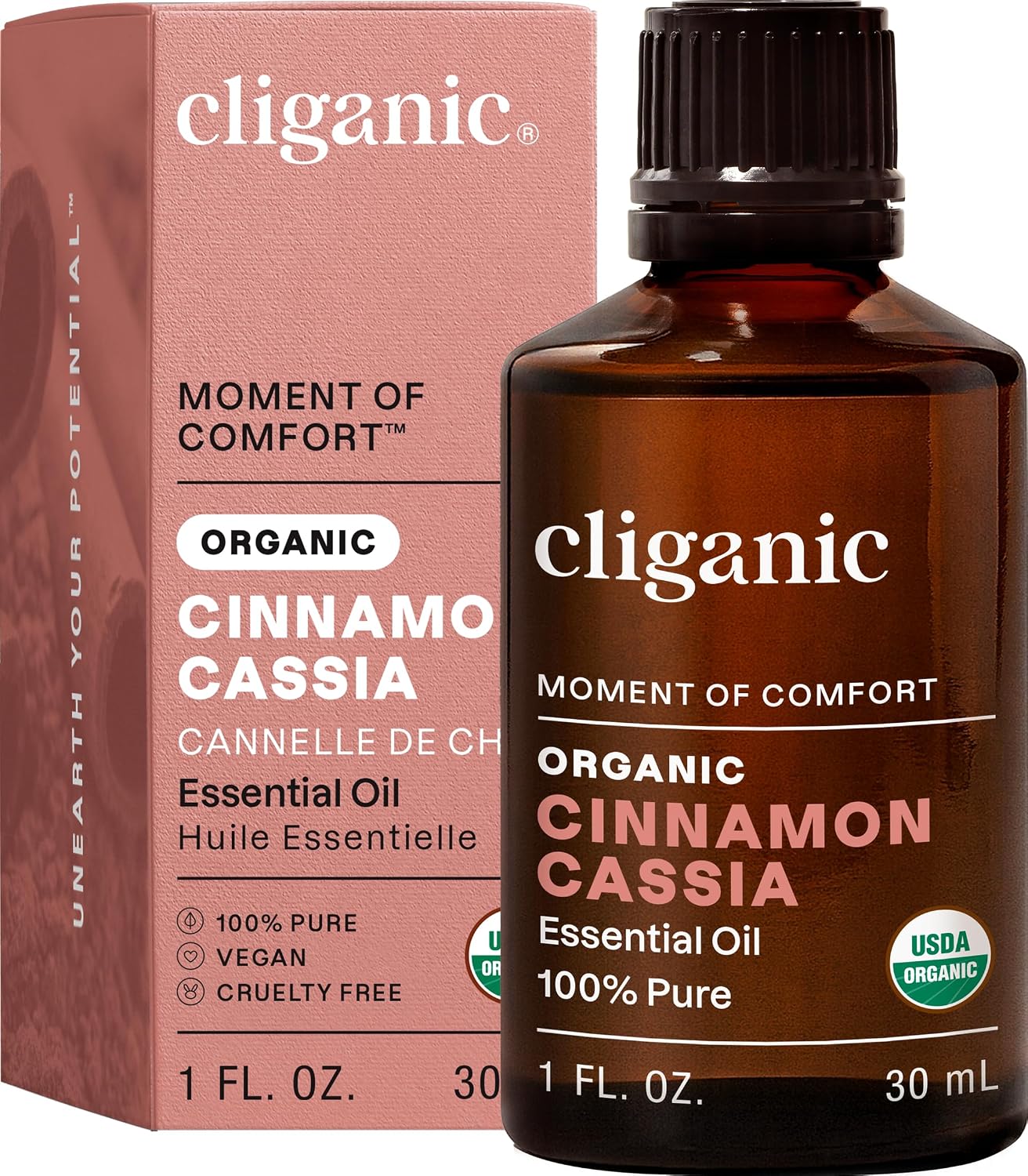 Cliganic Organic Lavender Essential Oil - 100% Pure Natural Undiluted, for Aromatherapy Diffuser | Non-GMO Verified - Colors B
