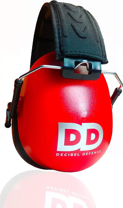 DECIBEL DEFENSE Professional Safety Ear Muffs 37dB NRR - The HIGHEST Rated & MOST COMFORTABLE Ear Protection for Shooting & Industrial Use - THE BEST HEARING PROTECTION...GUARANTEED (BLACK)