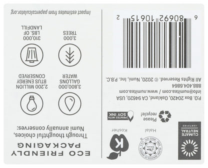 Numi Organic Immune Support Tea, 16 Herbal Tea Bags, Caffeine Free