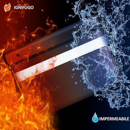 Vailoin 6200°F Fireproof Document Bag, 8 Layers of Heat Insulated Materials