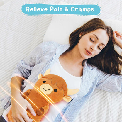 Microwave Heating Pad for Period Cramps,Otter Microwavable Heating Pad for Shoulder Neck Back Knee Pain Relief with Lavender Scented,Cute Otter Plush Toys Heat Pack for Women Kids Birthday