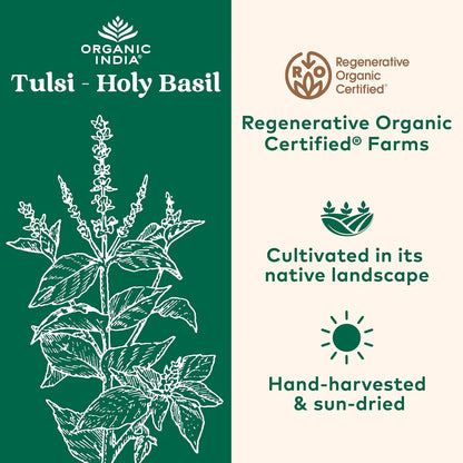 ORGANIC INDIA Tulsi Original Tulsi Tea, Organic Loose Leaf Tea, 1 lb Bag