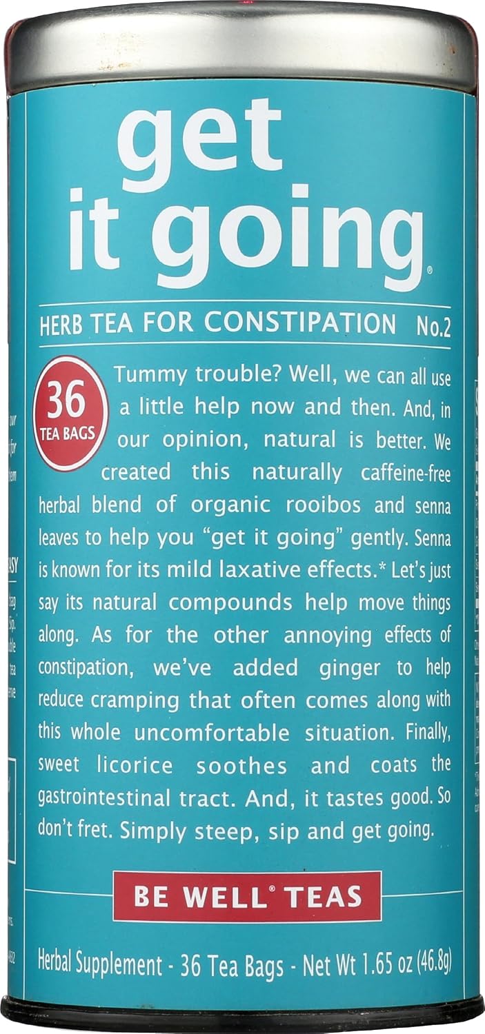 The Republic of Tea Be Well Get It Going No. 2 Herbal Tea, 36 Count
