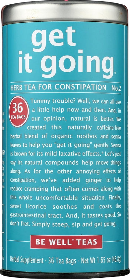The Republic of Tea Be Well Get It Going No. 2 Herbal Tea, 36 Count