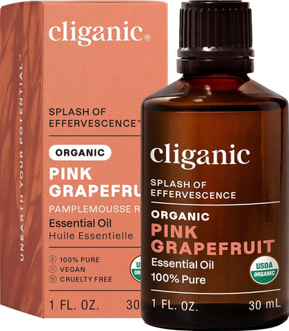 Cliganic Organic Lavender Essential Oil - 100% Pure Natural Undiluted, for Aromatherapy Diffuser | Non-GMO Verified - Colors A