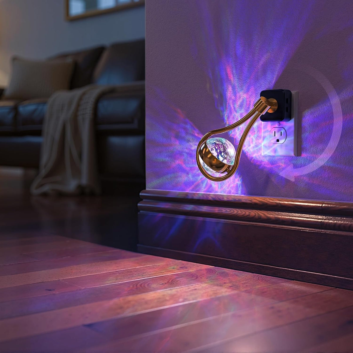 Briignite Night Light,Night Lights Plug into Wall,LED Projector Night Light