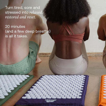 ShaktiMat Acupressure Mat for Relaxation, Massage Muscles, Aid Sleep & Unlock Inner Tension, Similar to Acupuncture, No Needles Required