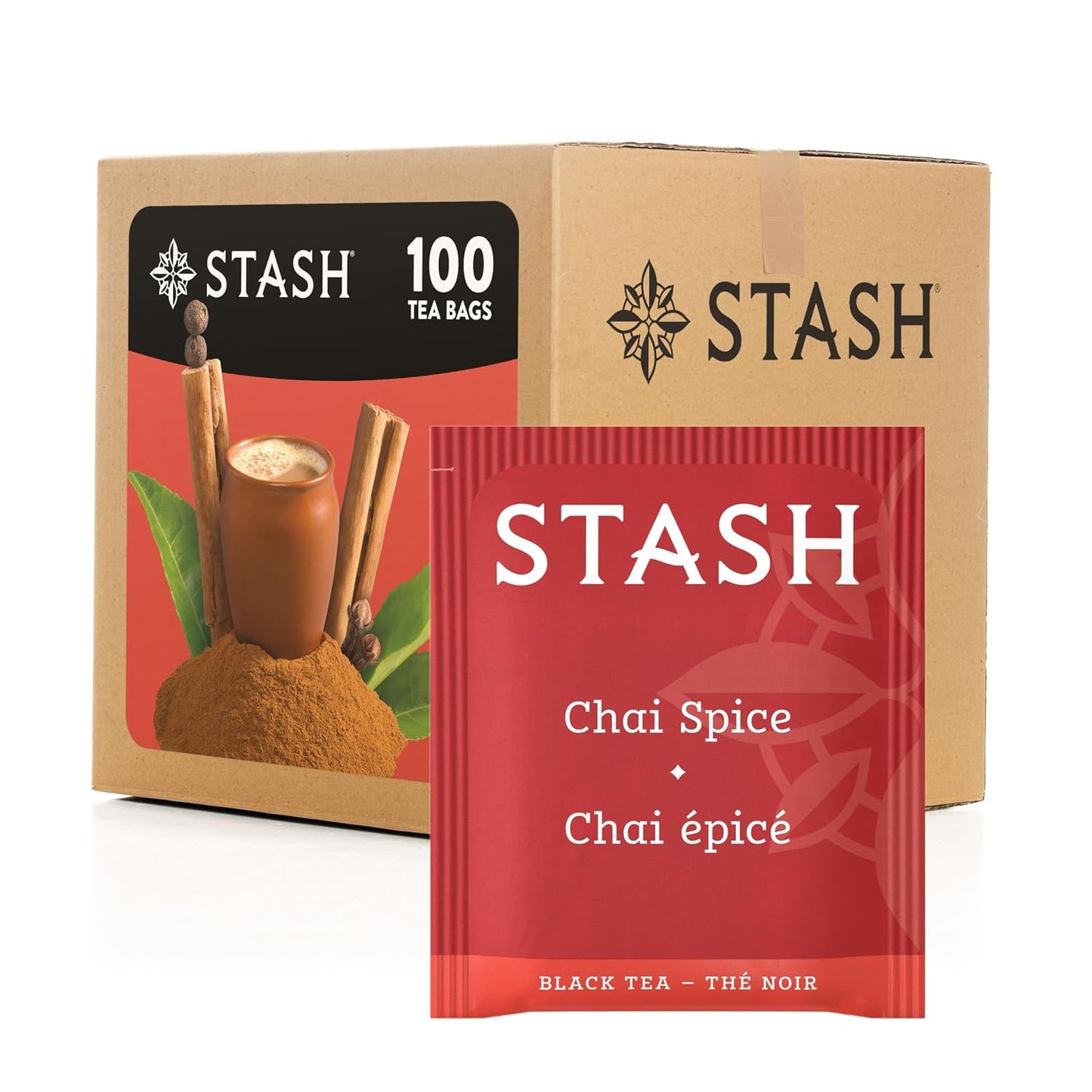 Stash Tea Chamomile Herbal Tea, 100 Count (packaging may vary) - Colors A