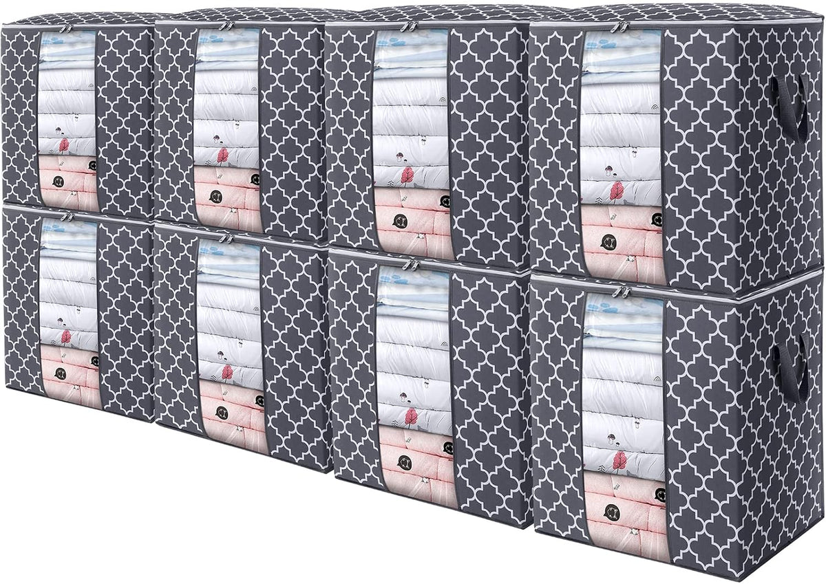 Storage Bags 3 Pack 100L Clothes Organization and Storage Containers