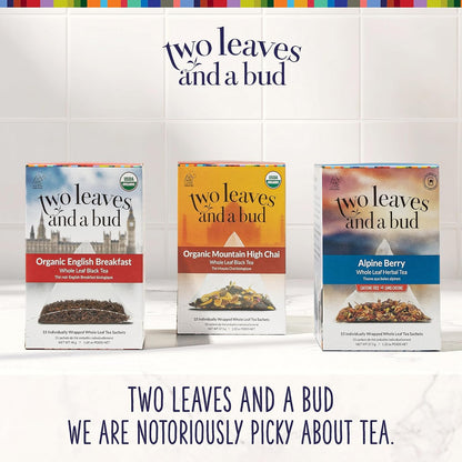 Two Leaves and a Bud Alpine Berry Herbal Tea Bags, 15 Count (Pack of 1)