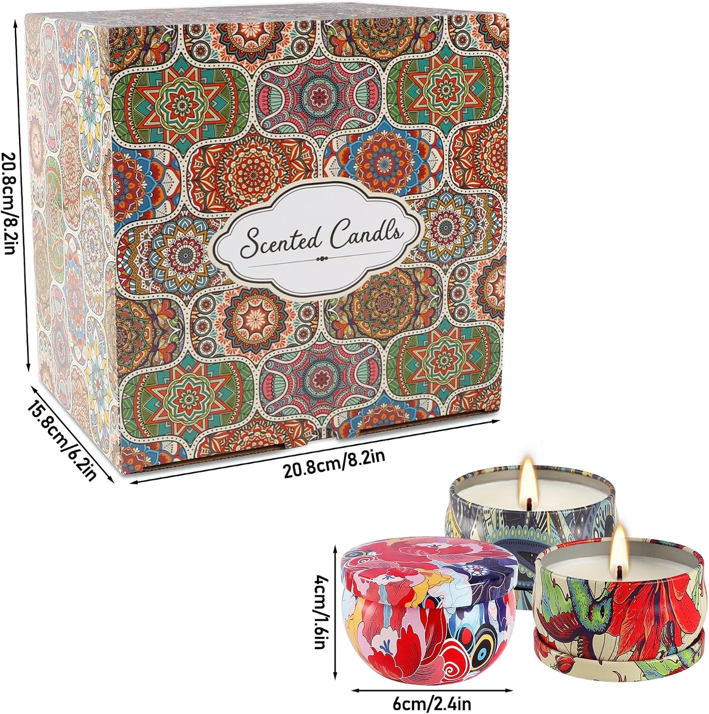 36 Pack Scented Candles Set for Home, Relaxing Stress Relief, Aromatherapy - Natural Soy Wax and Fragrance - Gifts for Women, Mom, Best Friend, Wife, Birthday