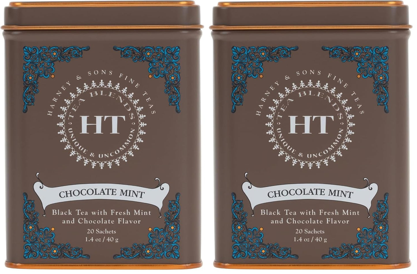Harney & Sons Cherry Blossom Green Tea, 20 Sachets in Tin | Green tea with delicate cherry blossom and vanilla flavors inspired by Japan's sakura season. Contains caffeine.