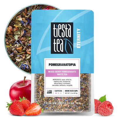 Tiesta Tea Pomegranatopia, Loose Leaf Mixed-Berry Pomegranate Tea, 1.5oz