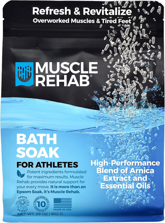 Muscle Rehab Epsom Salt Bath Soak with Arnica - Muscle Recovery 29 oz