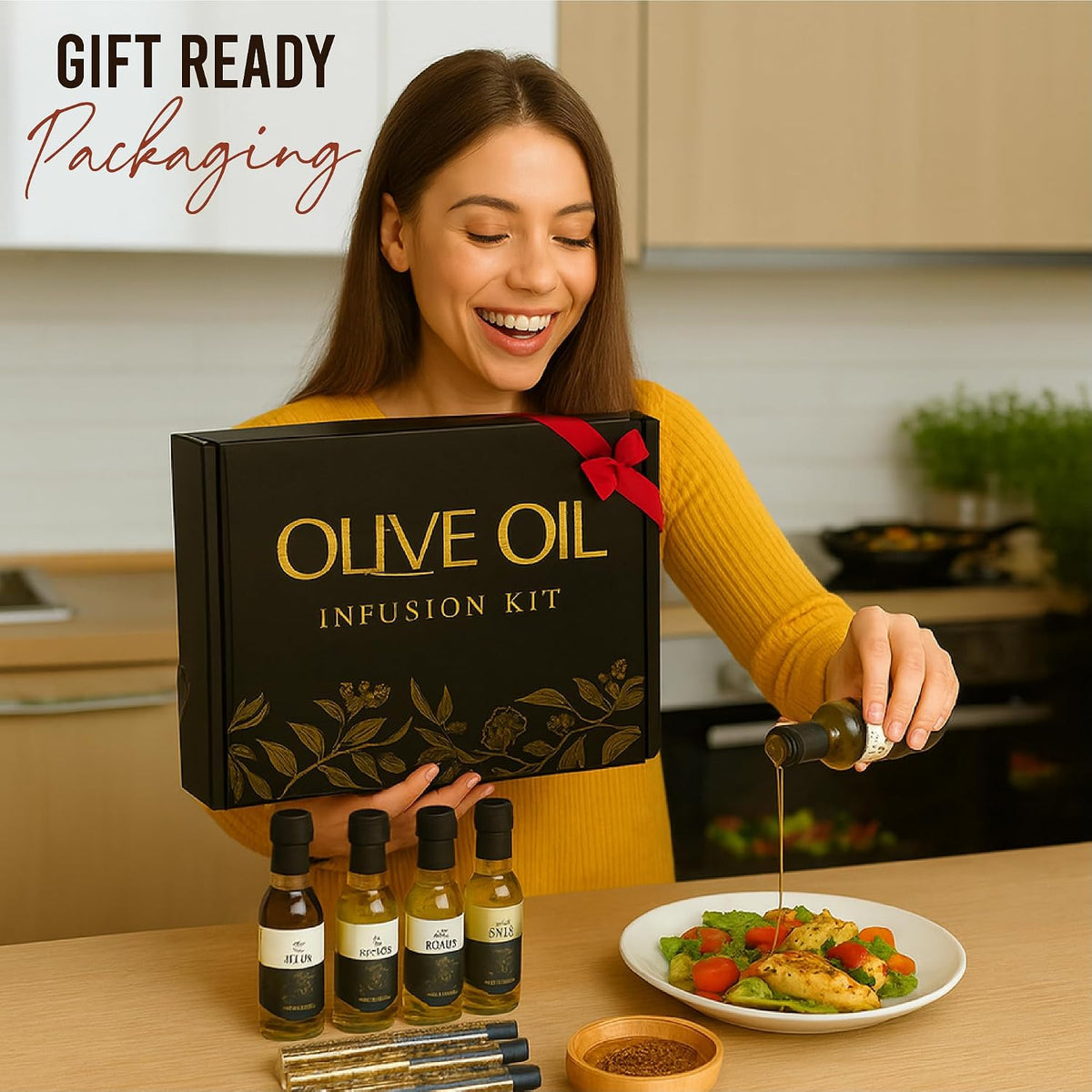 Tea Gift Set - Unique Gifts For Women and Men - Loose Leaf Tea Sampler Kit