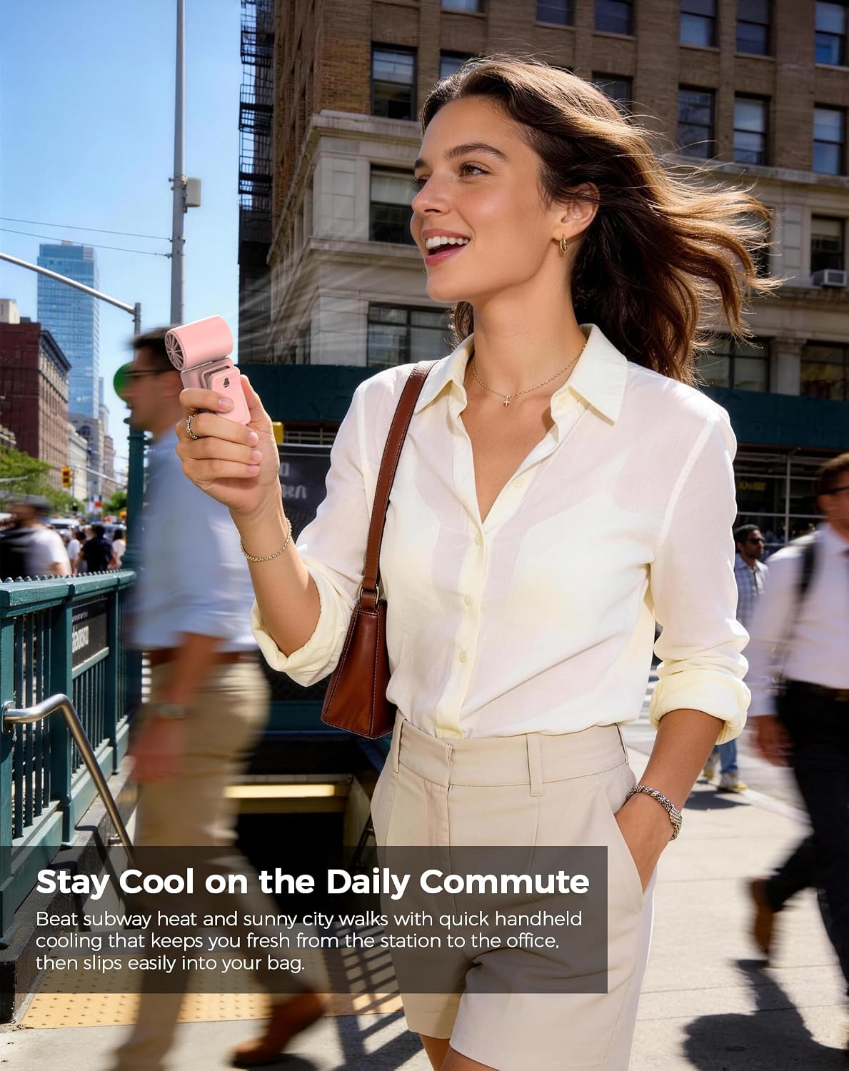Hotsales Clip-On Portable Fan for Strollers, Handheld Turbo Fan for Travel