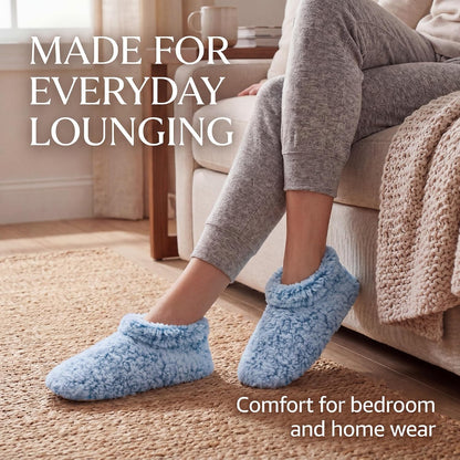 Cozylook Fuzzy Slippers for Women Indoor Soft Sole Slipper Socks