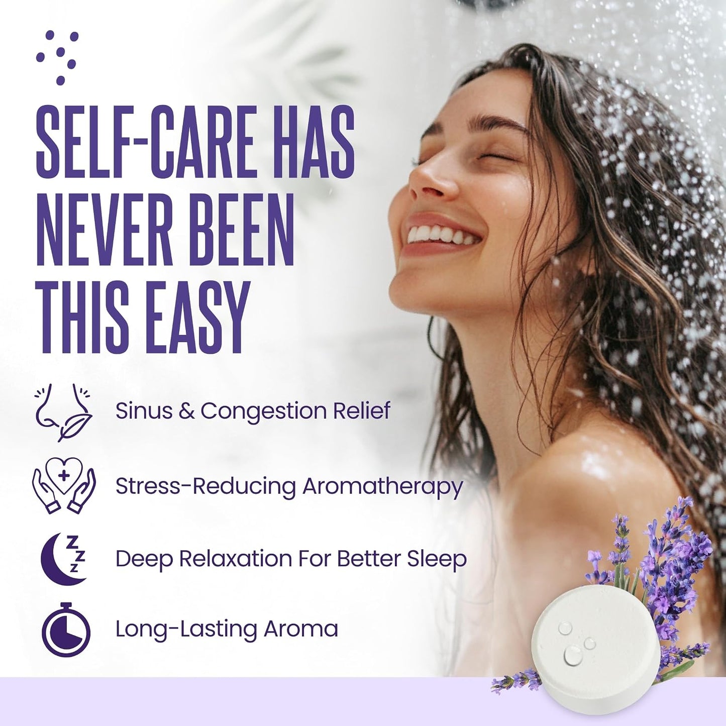 Cleverfy Shower Steamers Aromatherapy - Birthday Gifts for Women, Mom, Wife, Grandma, Her, Best Friend, Daughter, Sister, Teens & Girlfriend - 6 Tablets