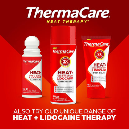 ThermaCare Heat Wraps for Neck & Shoulder Pain Relief - 16-Hour Heat Therapy Heating Pads, Adhesive Heat Patches for Muscle & Joint Pain - Flexible Fit for Comfort & Extended Wear - 5 Count