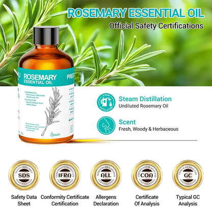 Lavender Essential Oil 3.38 fl oz (100ml), Lavender Oil for Home & Daily Use, for Women & Men, Suitable for Diffuser, Bath & DIY, Large Size for Long-Lasting & Versatile Use