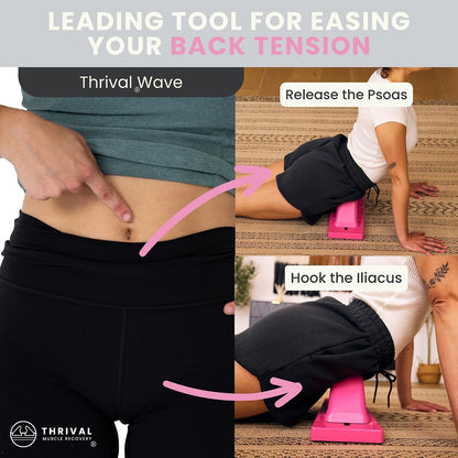 Thrival Arch Back Stretcher, Psoas Muscle Release Tool, Carbon Black