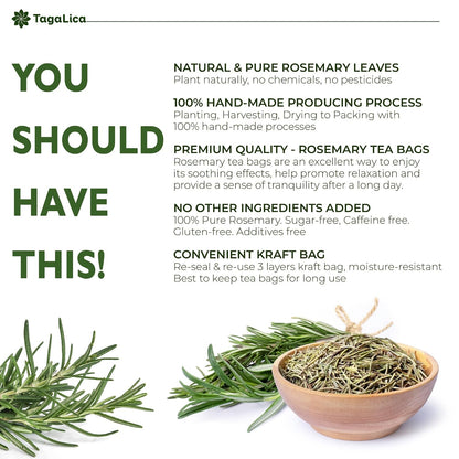 Tagalica, Premium 135 Dandelion Root Tea Bags, 100% Natural & Pure from Dandelion Root, Eco-Conscious Tea Bags, Herbal Tea. No Sugar, No Caffeine, No Gluten, Vegan
