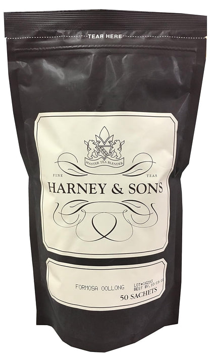 Harney & Sons Formosa Oolong Tea Sachets, 50 Count