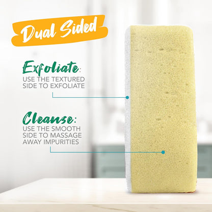 Spongeables Anti Cellulite Body Wash in a 20+ Wash Sponge, Citrus, 3 Count