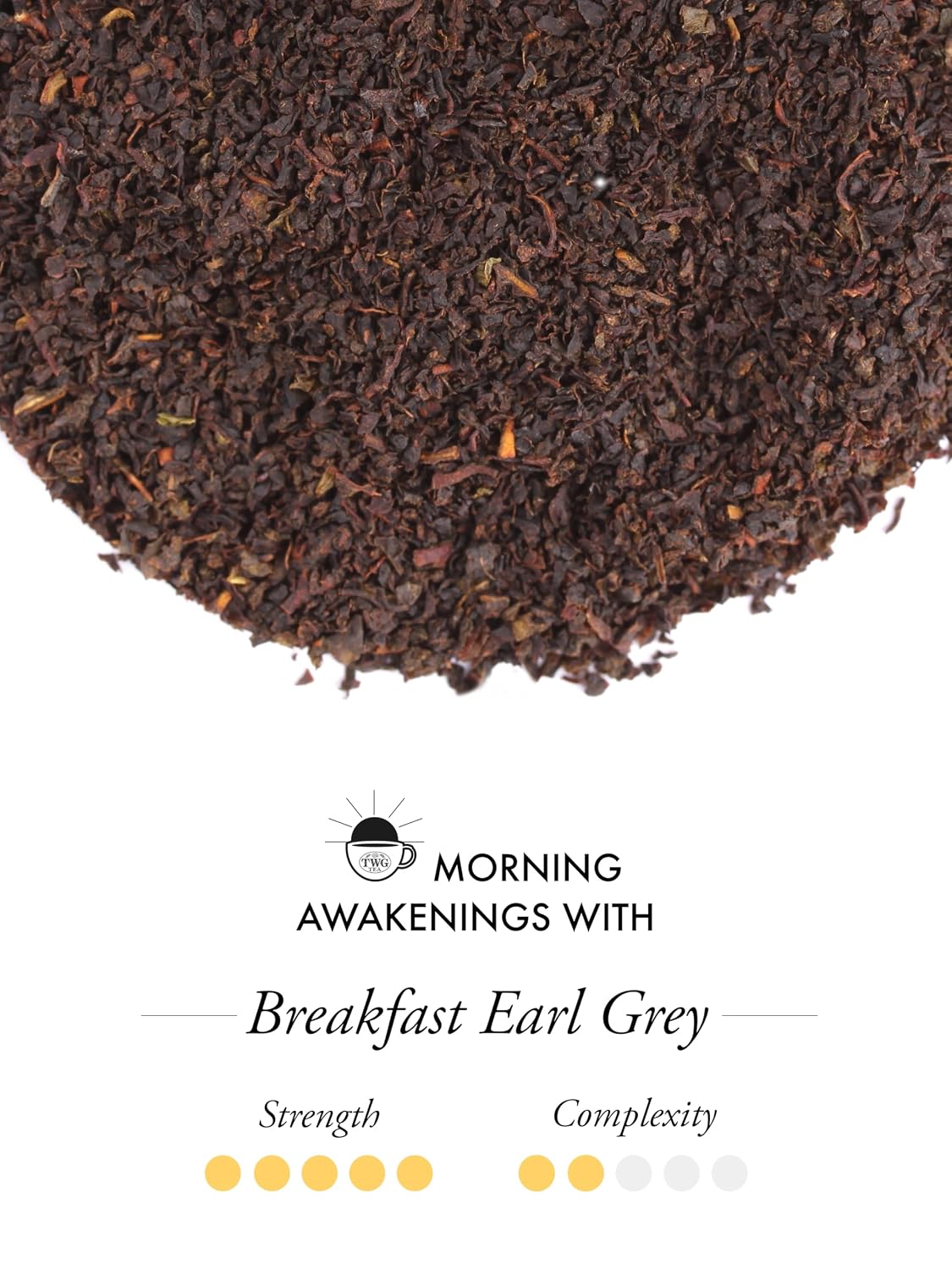 TWG Tea | Breakfast Earl Grey | Black Tea | Bergarmot | 15 Hand Sewn Cotton Teabags | Gift Set