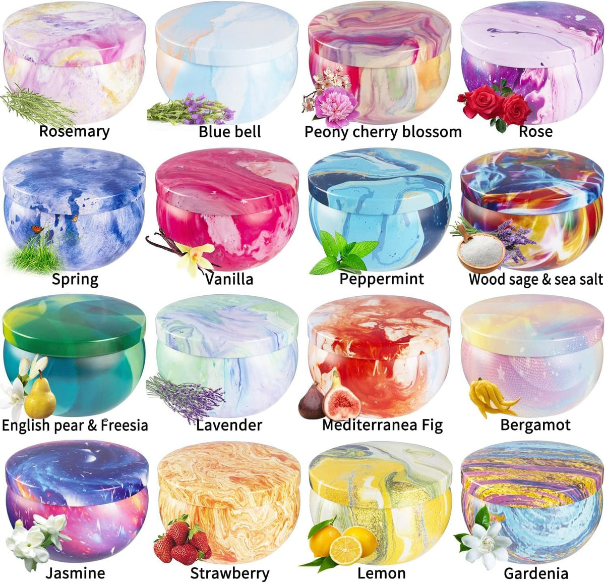 36 Pack Scented Candles Set for Home, Relaxing Stress Relief, Aromatherapy - Natural Soy Wax and Fragrance - Gifts for Women, Mom, Best Friend, Wife, Birthday