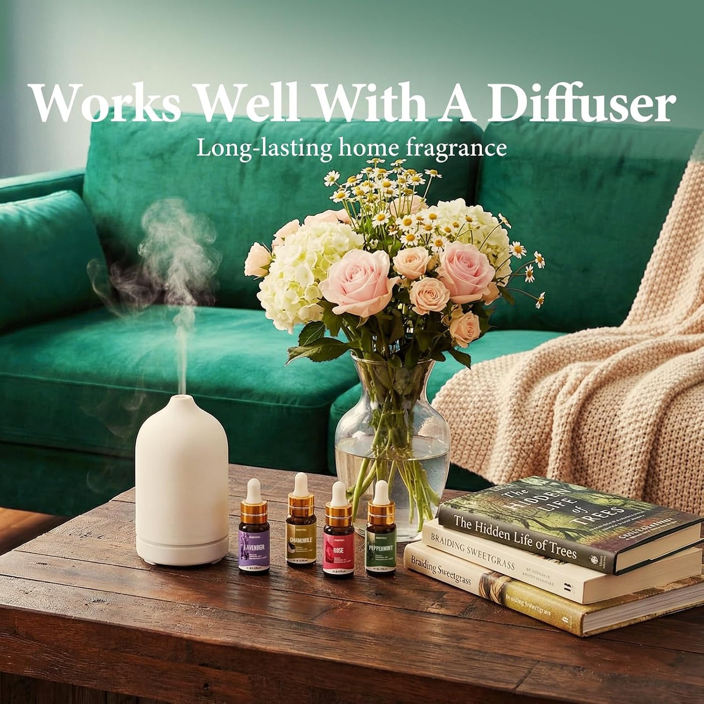 FUHITIM Essential Oil Set, Premium Essential Oils Gift Set for Diffuser, DIY Candle and Soap Making, 42x5 ML (0.17oz)