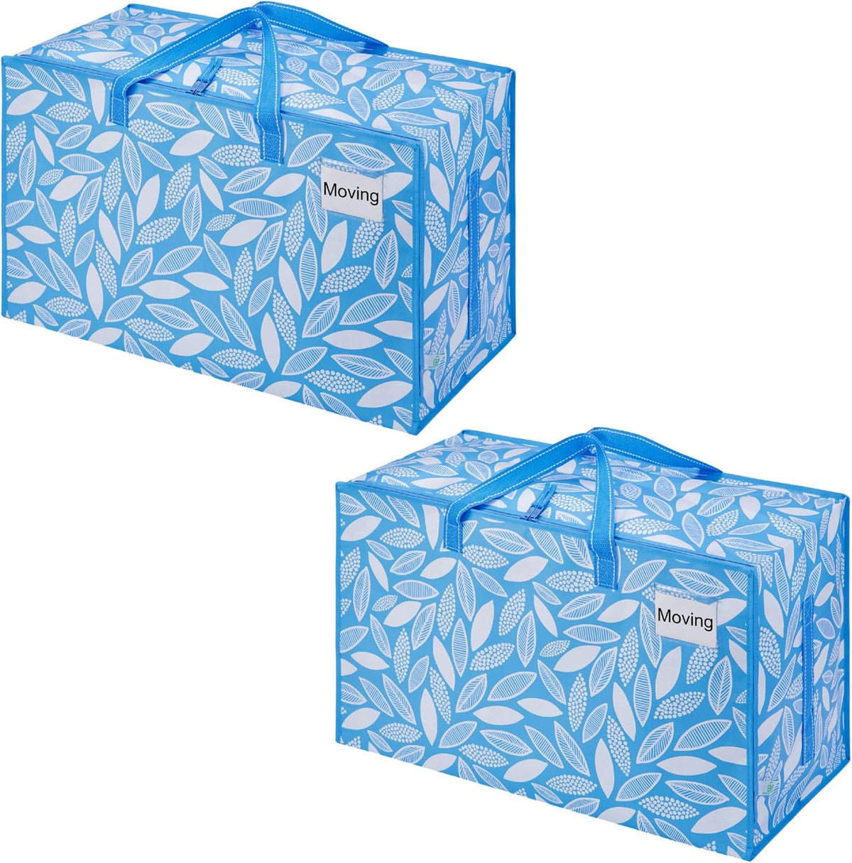 VENO Clear Extra Large Moving Bags & Storage Totes, Heavy Duty Organizer with Reinforced Handles & Strong Zippers for Clothes, College Dorm Essentials, Moving Supplies