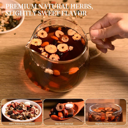 50 Bags Premium Natural Hibiscus Tea, 100% Pure Organic Hibiscus Flowers Herbal Tea, Caffeine-Free, Rich in Natural Goodness and Flavor, No Sugar, Gluten-Free, Vegan