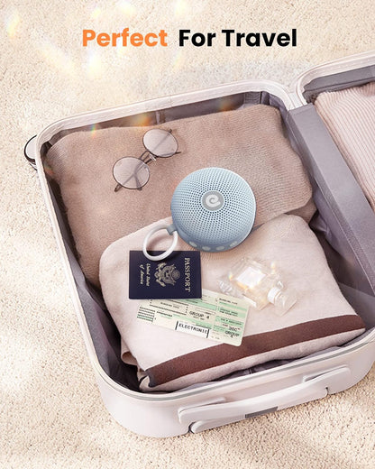 Dreamegg Portable Noise Machine for Baby Adult, Features Powerful Battery, 21 Soothing Sound, Noise Canceling for Office & Sleeping, Sound Therapy for Home, Travel, Registry Gift, Classic White