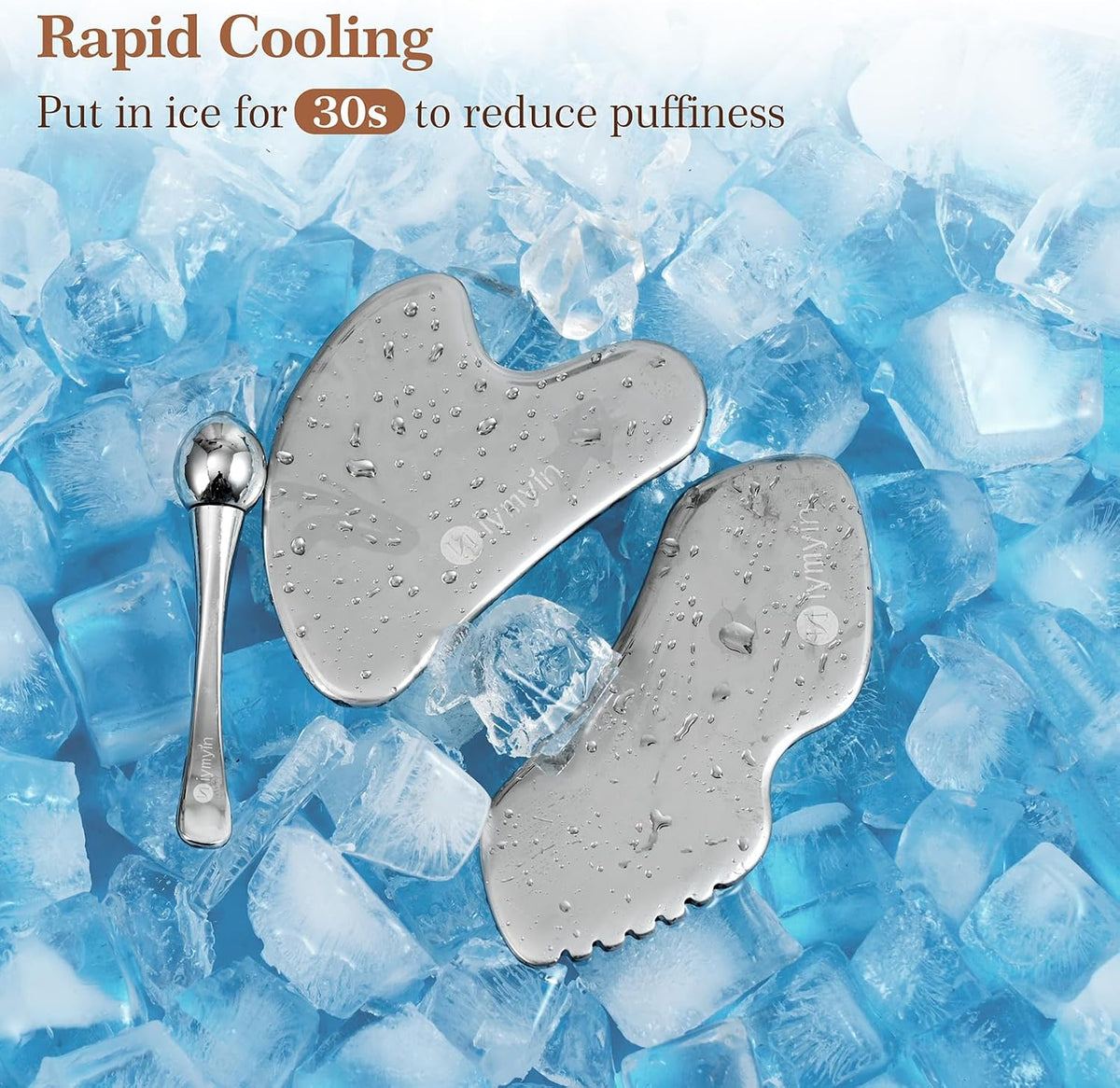 304 Stainless Steel Gua Sha Tool Facial Lift Jawline Gift for her