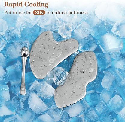 304 Stainless Steel Gua Sha Tool Facial Lift Jawline Gift for her