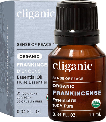 Cliganic Organic Lavender Essential Oil - 100% Pure Natural Undiluted, for Aromatherapy Diffuser | Non-GMO Verified - Colors A