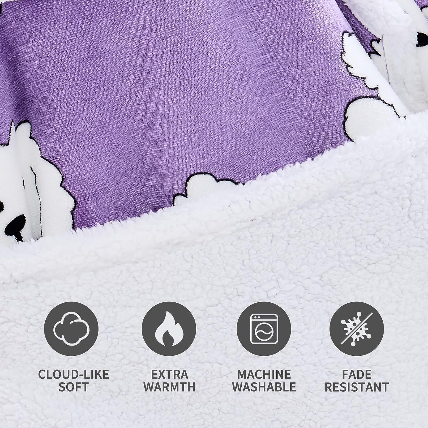 IFNOW Wearable Blanket Hoodie, Oversized Sherpa Fleece Hooded Blanket Sweatshirt with Eye Mask and Pocket, Comfy Long Flannel Blanket for Adults Men,Gifts for Women Mom Girlfriend,MoonFace