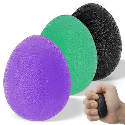 Stress Balls for Adults, Hand Exersicers for Strength, Squeeze Balls for Hand Therapy, Hand Exersice Balls for Hand, Finger and Wrist Training with Carrying Bag