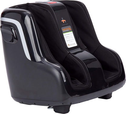 Human Touch Reflex5s Foot and Calf Massager - HSA Approved for Stress & Plantar Fasciitis Relief + Kneading & Compression for Circulation Support - 1 Year Warranty - Fits Women & Men Size 12